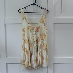 ✿ Urban Outfitters Babydoll Floral Mini Sundress ✿